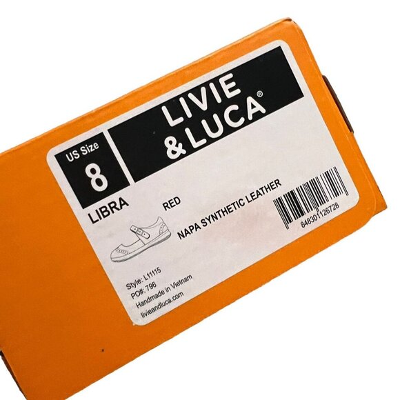 NEW Livie & Luca Sz 8 Red Libra Mary Jane Shoes - Picture 8 of 9